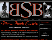 Tablet Screenshot of blackbooksociety.com